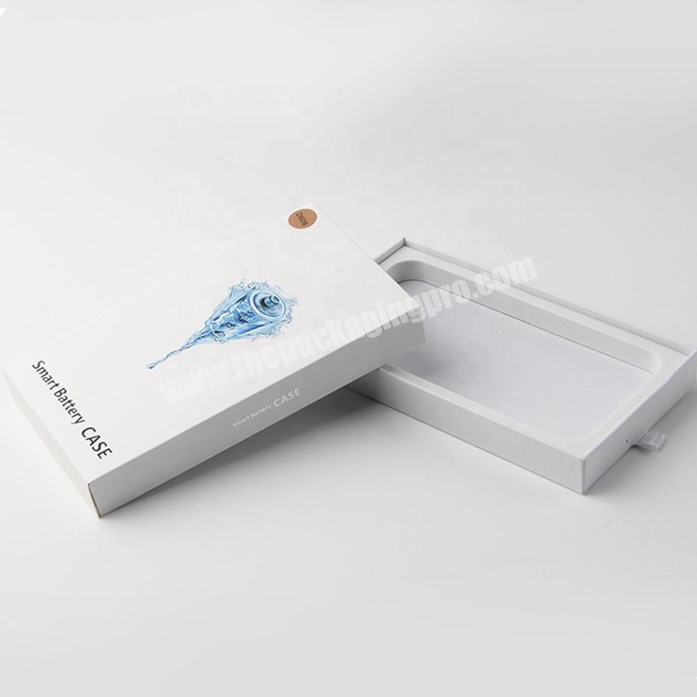 rigid cardboard logo printing smartphone case packaging