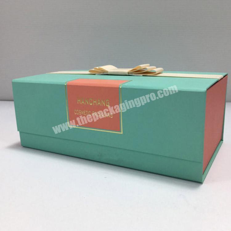 rigid cardboard packaging magnetic folding box