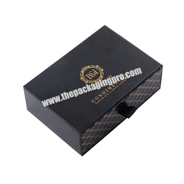 Rigid cardboard paperboard drawer packaging gift box for watch