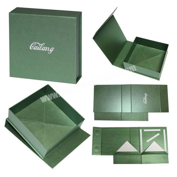 rigid folding paper packaging gift box