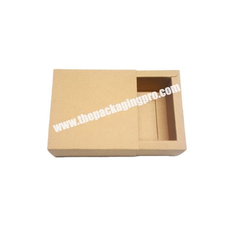 Rigid hard paper cardboard popular design custom logo printed wholesale foldable gift packaging purse tie sliding drawer box