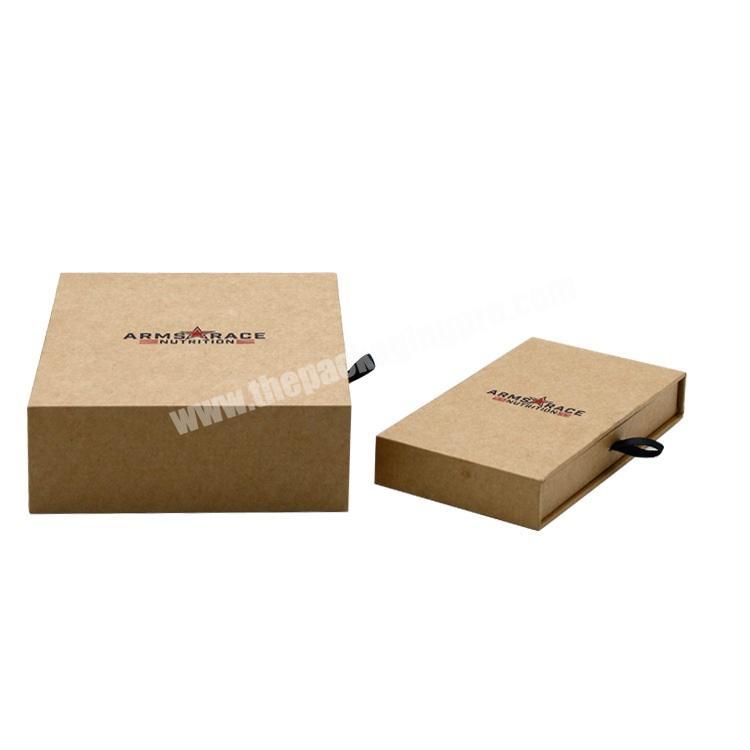rigid kraft drawer paper packaging box