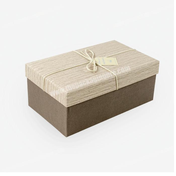 Rigid lid off empty cardboard paper large birthday wedding custom luxury gift  boxes