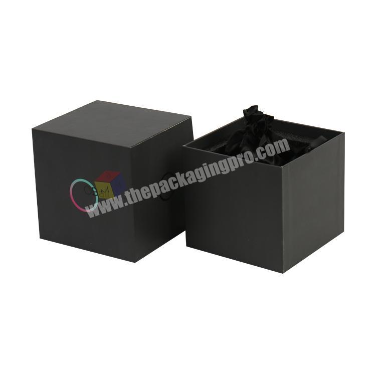 rigid luxury gift box for candle with inserts packaging