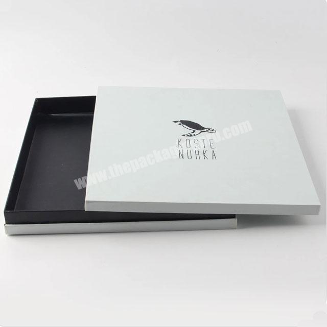 rigid paperboard paper packaging apparel gift boxes with lids
