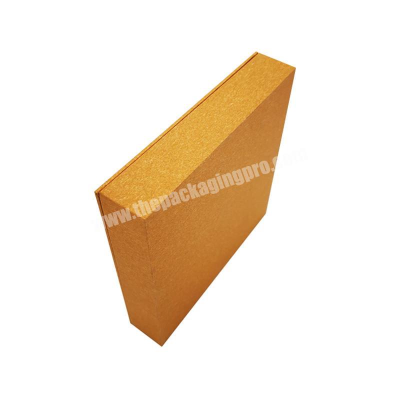 Rigid square gift paper packaging box lid and base box