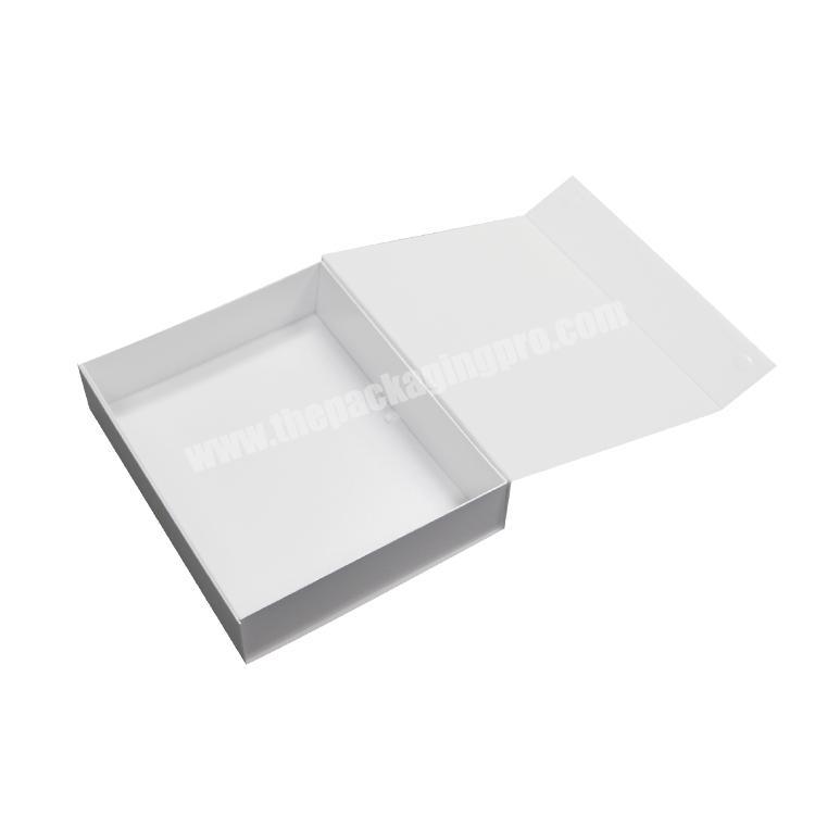Rigid White Gift Box Packaging