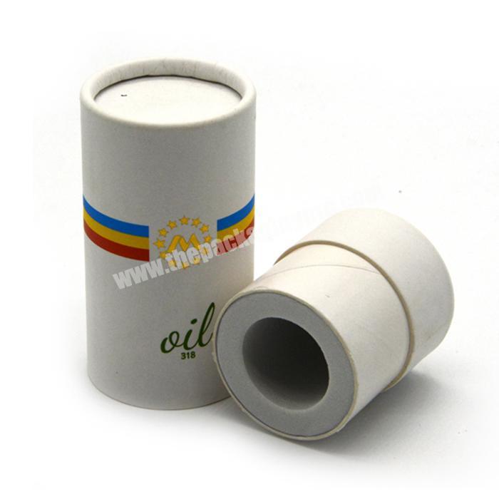 rolled edge cylinder paper tube custom cylinder packaging box paper can