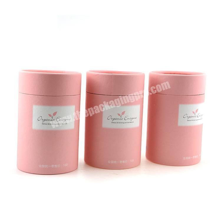 rolled edge cylinder paper tube round box packing cosmetic cardboard tubes