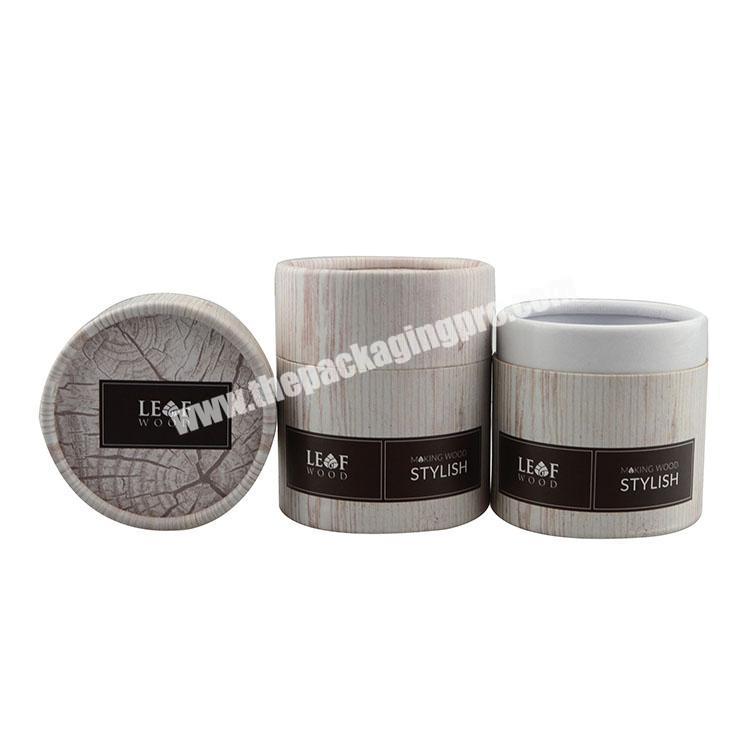 rolled edge essential oil paper tube cylindrical gift box round cardboard tube