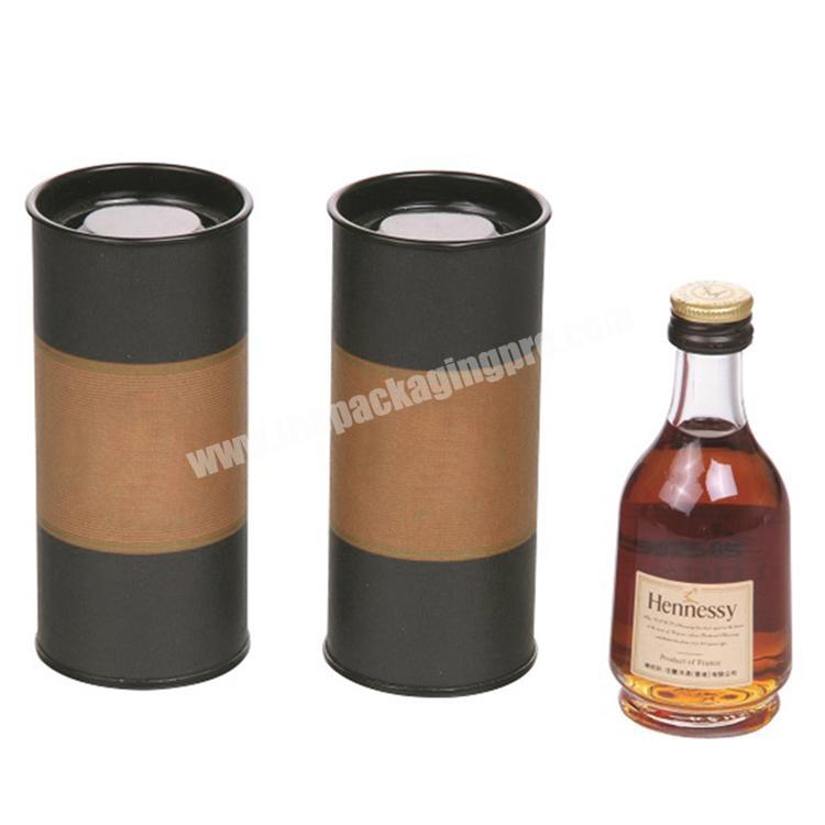 rolled edge packing paper tube wine round cardboard tube cylinder round box packaging