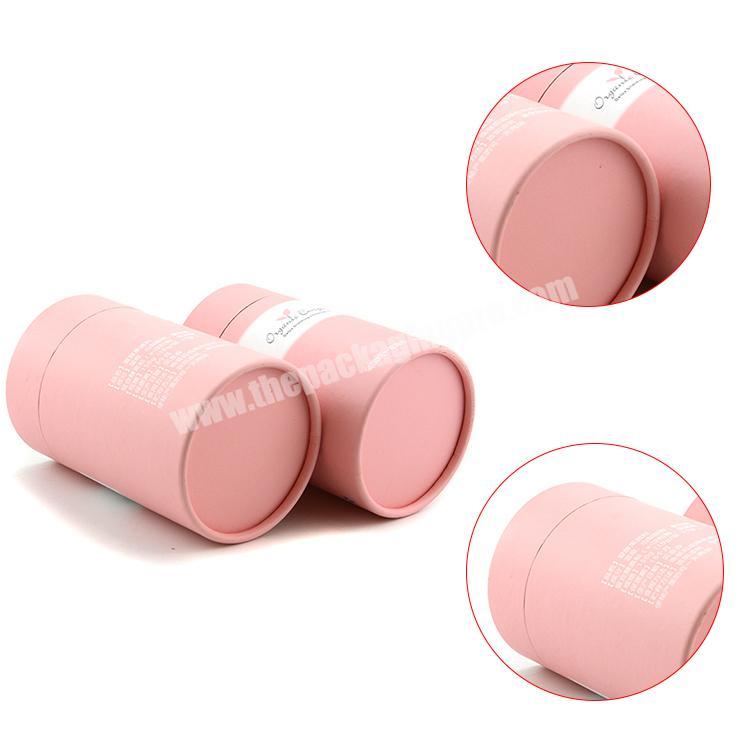 rolled edge paper tube tea box packaging round box