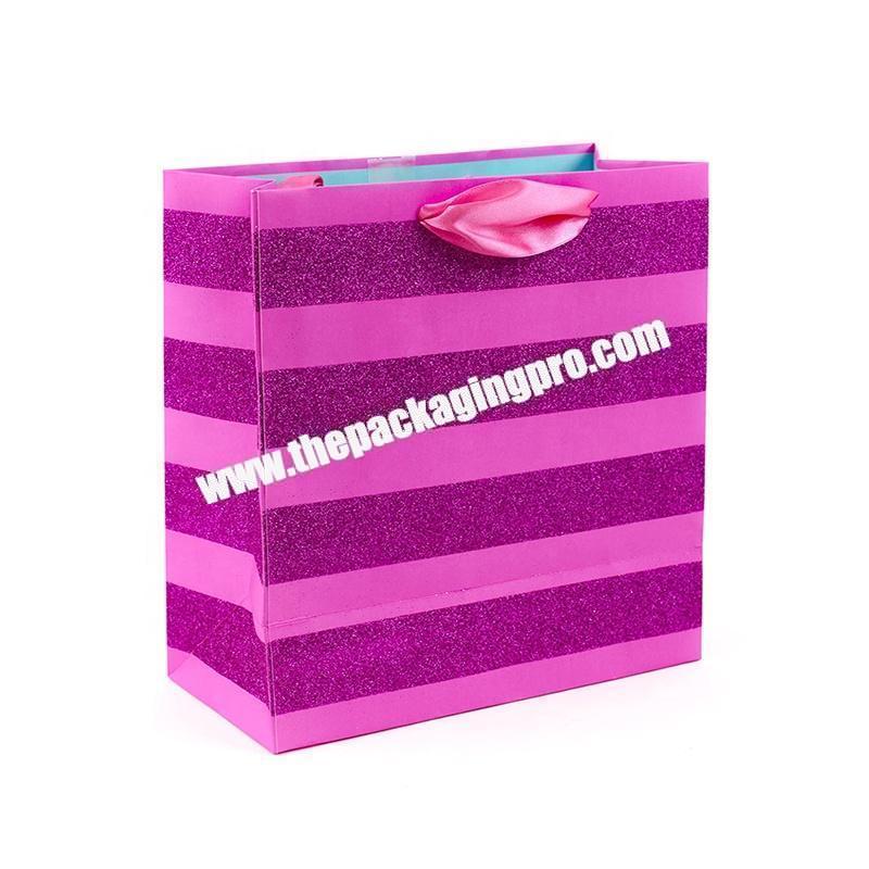 Rope Handle Laminated Customised Paper Bag with Logo