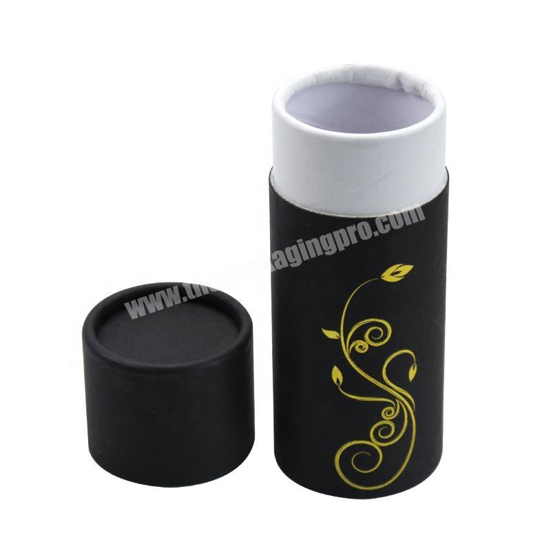 Rough Black Customize Cosmetic Perfume Sample Bottle Tube Box