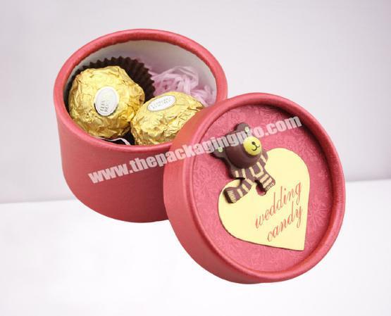 Round cardboard gift box with lids wholesale,cylinder box,tube box