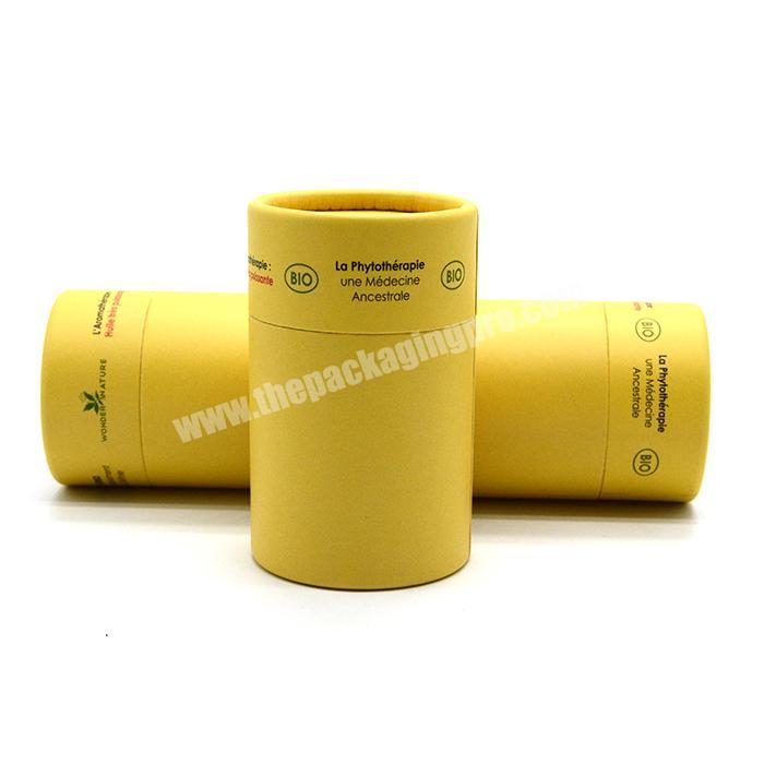 Round cylinder paper tube packaging cylindrical paper box paper canister