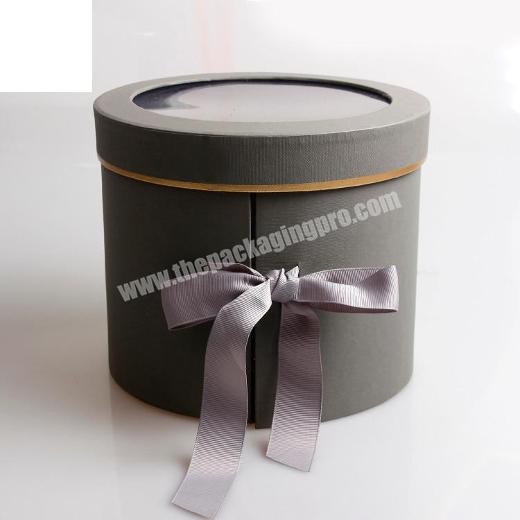 Round Flower Box With Drawer LuxuryFlower Gift Boxes Custom