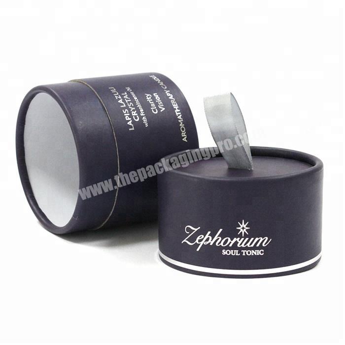 round gift box packaging candle paper tube packaging luxury round paper box