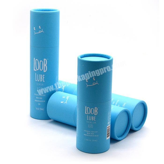 Round gift box packaging luxury cardboard packaging tube rolled edge cosmetic paper tube