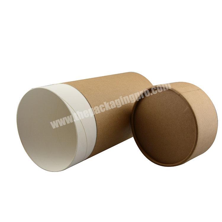 round kraft boxes t-shirt packaging tube kraft paper tubes