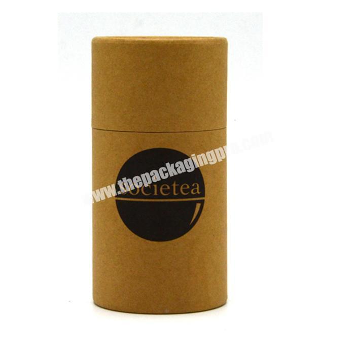 round shape box rolled edge biodegradable cardboard paper tube for cosmetic