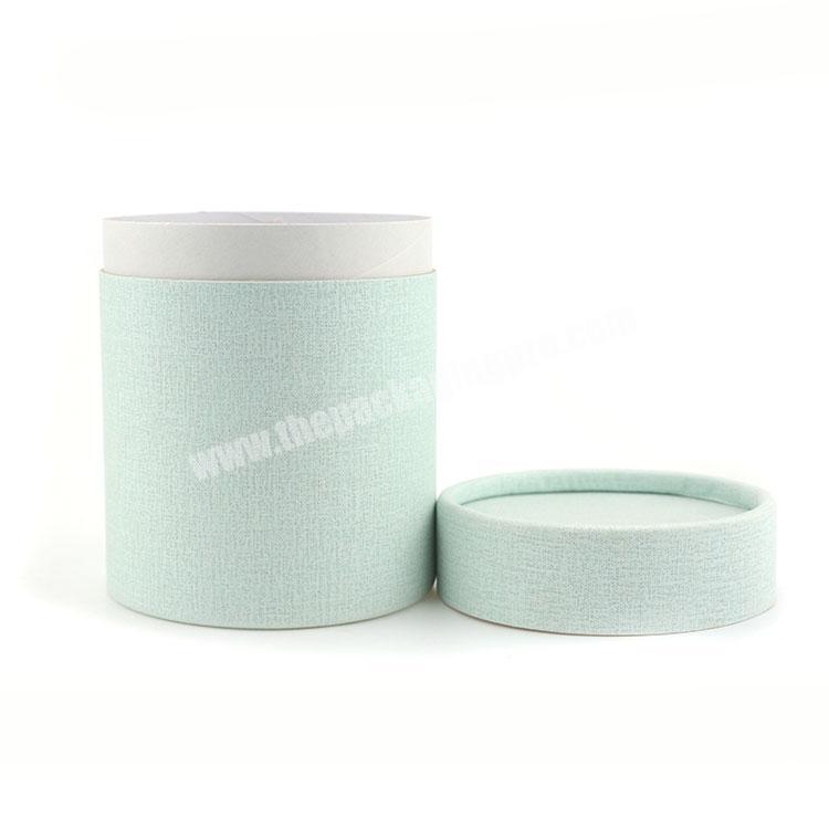 Round tube paper packaging cylindrical tea box round cardboard boxes with lids