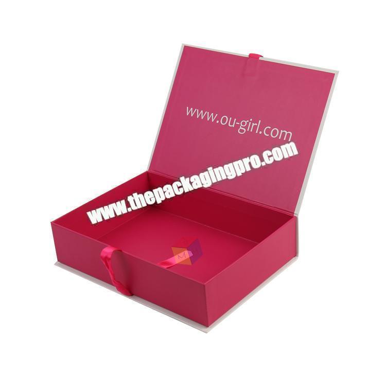 sale gift rigid paperboard box packaging for hair weaves