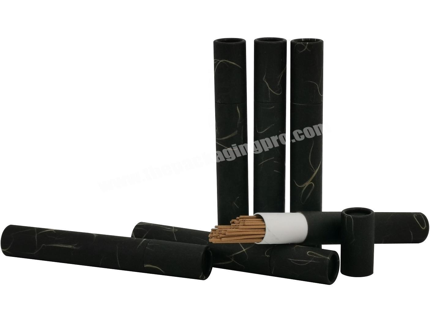 Sandalwood Incense Stick Packaging Tube Small Size Single Color Fancy Paper Wrap Round Cardboard