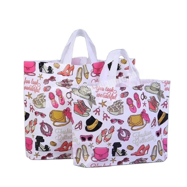 SC Popular Fancy Design Custom Printed Plastic Packaging Bags for Shopping