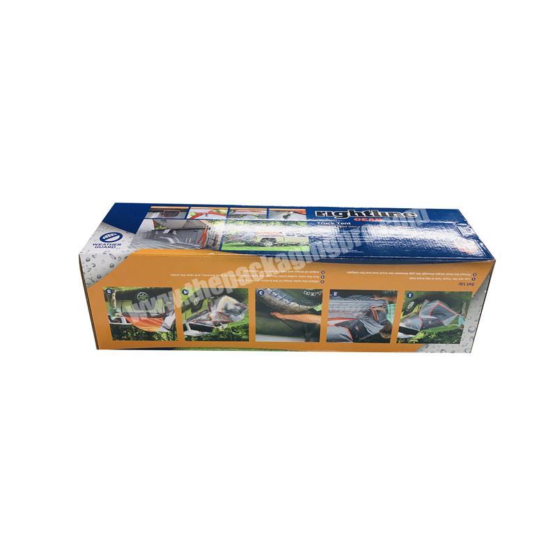 scarf packaging blue roof box tent
