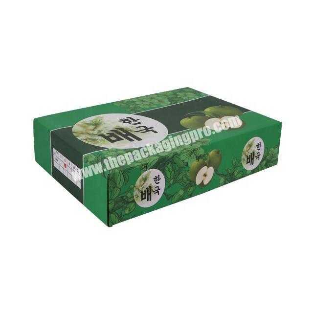Seasonal fruit  pears box Food grade safety, pollution free and environmental protection paper favor box