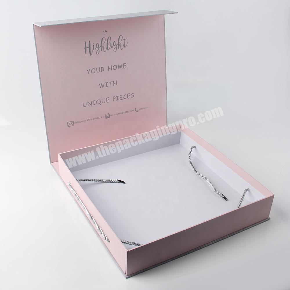 Seasonal packaging wedding dress gift clamshell packaging boxes design