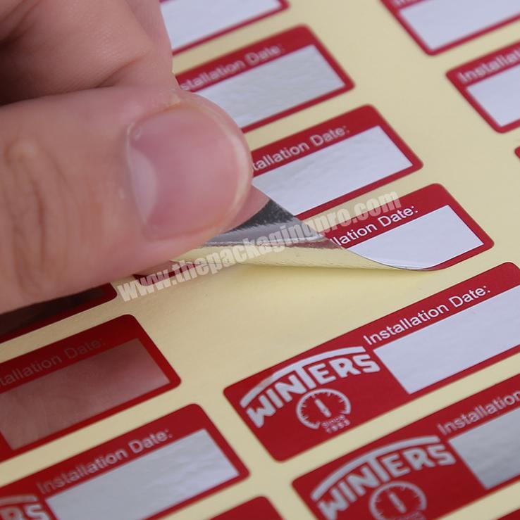 self adhesive label printing machine custom clear label sticker printing