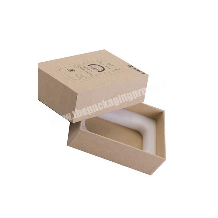 Sharp edge lid and based paperboard gift box packaging with insert tray