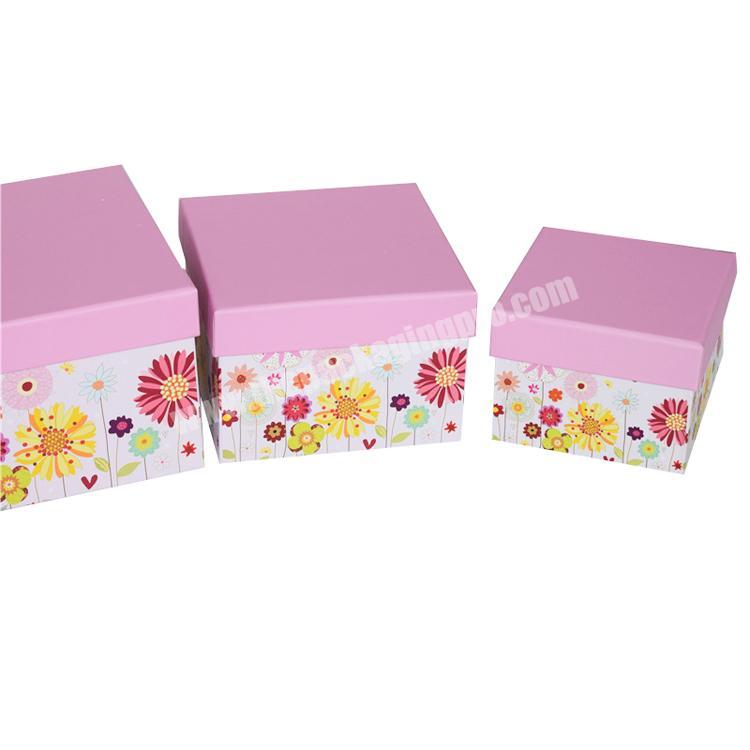 shenzhen 12 years factory customize high quality matt lamination two piece cardboard lid and base wedding gift box paper boxes
