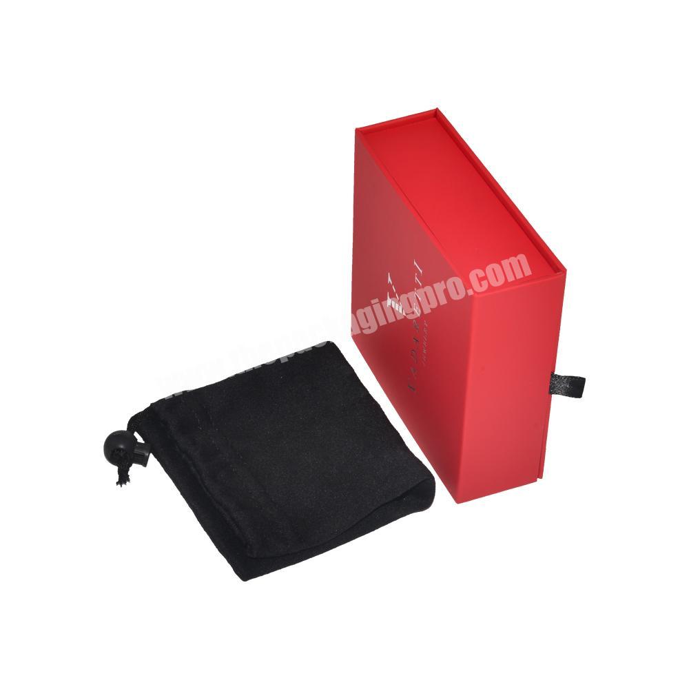 ShenZhen A4 Deep rigid chipboard presentation memory magnetic wedding photo black paper gift box with insert