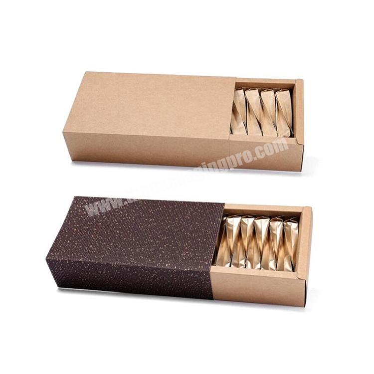 shenzhen cheap eco box packaging products kraft square paper box for dessert