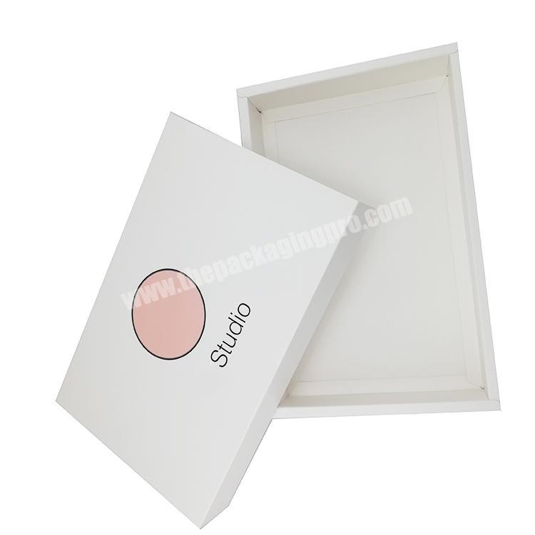 Shenzhen Custom Logo Folding white Paper Flat Packing Luxury Drawer skincare Box Wholesale