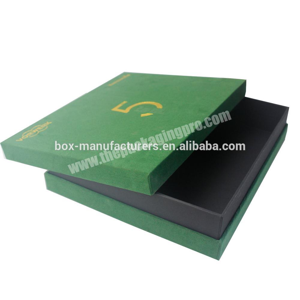 Shenzhen gift card box with velvet paper gift box cardboard manufacturers