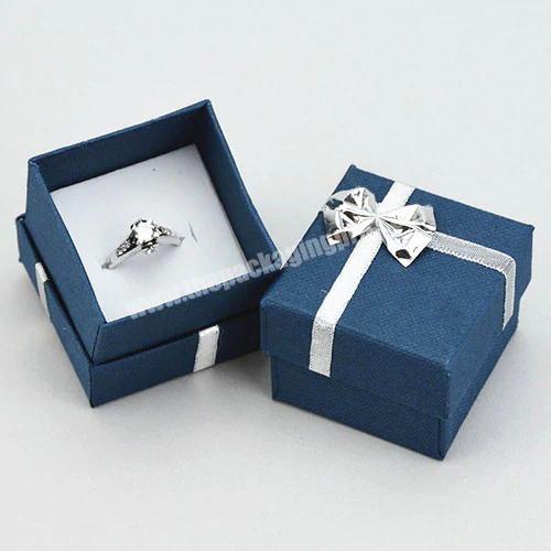 Shenzhen manufacturer custom logo black velvet jewelry sets display necklaces ring gift box with foam