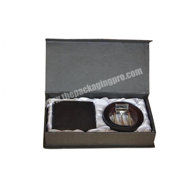 Shenzhen Maxcool High Quality Cheap Wholesale Manufacture Custom Logo  Book Shaped Belt Paper Box Packaging With Silk Insert