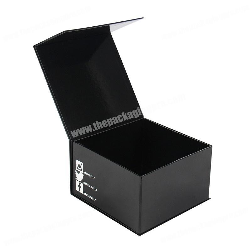 Shenzhen Maxcool Luxury Cardboard Flip Top Magnetic Closure Daddy Hat Boxes Gift Packaging