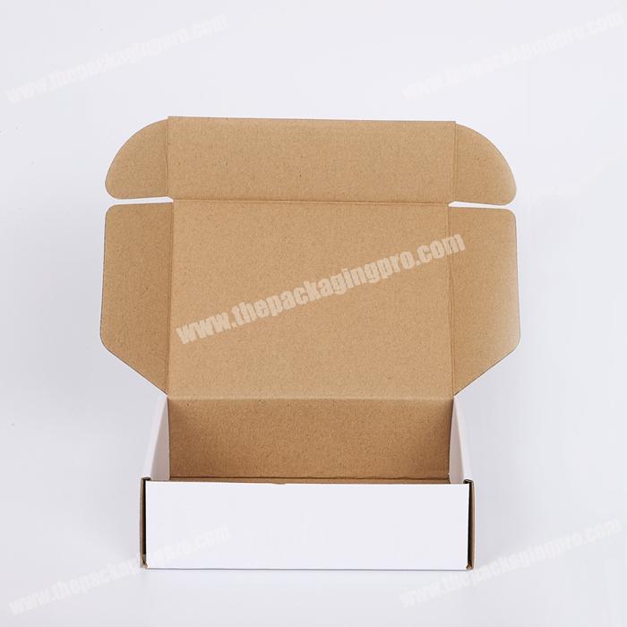 Shenzhen packaging supplies Manufacturer cheap custom corrugated kraft paper shipping box for book stationery