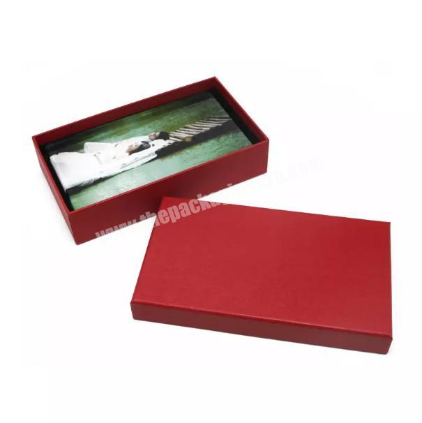 Shenzhen Price Wholesale custom rectangle rigid shoulder lid off paper box with foam