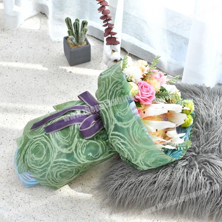 Shinewrap Custom Printed Florist Waterproof Wrapping Paper For Flower