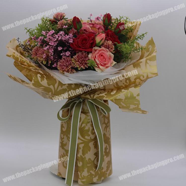 Custom Printed Waterproof Wrapping Floral Paper for Flowers / Bouquets -  China Wrapping Paper, Kraft Paper