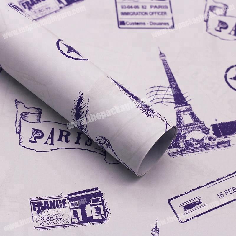 Shinewrap Custom Tower Printed Waterproof Wrapping Paper For