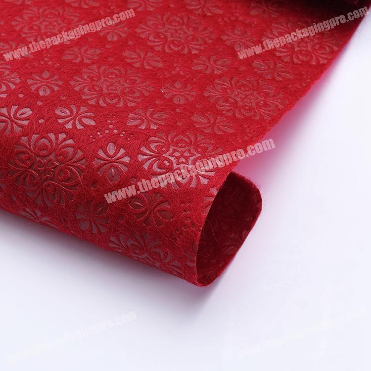 Shinewrap Hot Selling Snow Pattern Red Wrapping Paper For Gift&Flower Wrapping Paper