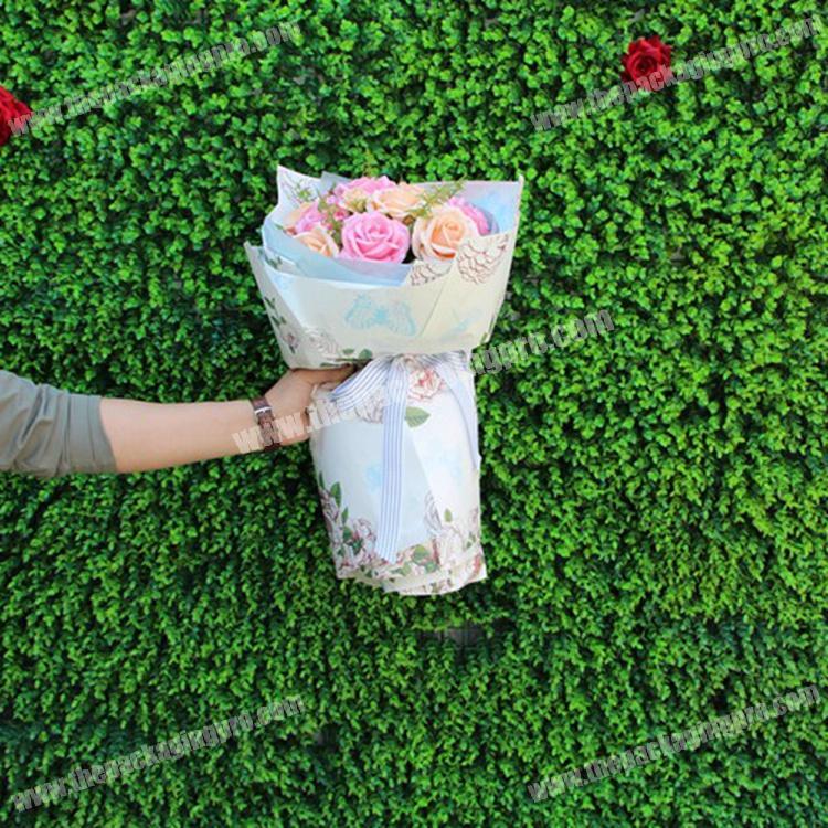 Shinewrap Spring Floral Wrapping Paper Bouquet Packaging For Flower Packaging