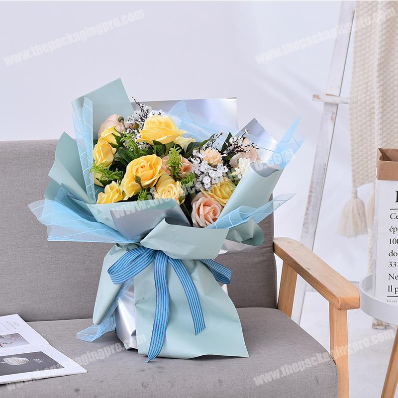 20pcs Waterproof Flower Wrapping Paper Floral Bouquet Gift